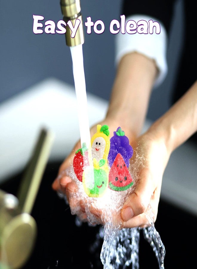 ANAB GI هدايا حفلات ANAB GI Kawaii Fruit Squishy للأطفال، جوائز صفية لتخفيف التوتر، هدايا بالجملة لأعياد الميلاد (عبوة من 5 قطع) - Image 3